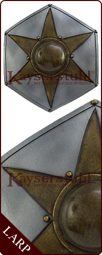LARP-Sechseckschild "Stern" (60 cm)