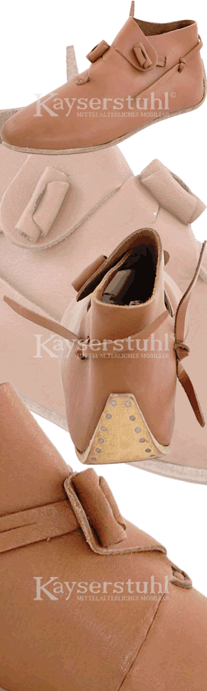 Wikingerzeitliche Schuhe "Fafnir" mit Knebeln