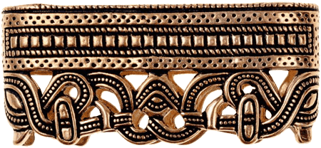 Angelsächsisches Mundblech aus Bronze