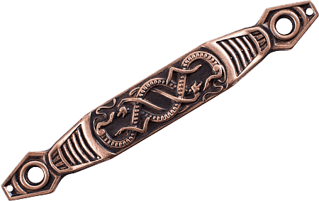 Wikingerzeitlicher Riemendurchzug "Schlange" aus Bronze