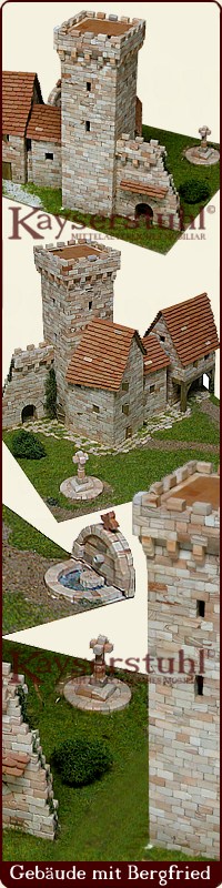 Mittelalterliches Gebäude mit Bergfried