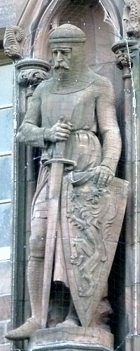 William-Wallace-Standbild an der Scottish National Portrait Gallery, Edinburgh