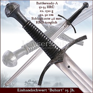 Spätmittelalterlicher Einhänder "Buhurt" 14.-16. Jh. (BR-A)
