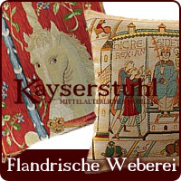 Traditionelles Weberhandwerk aus Flandern