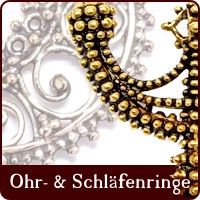 Mittelalterliche Ohrringe & Schläfenringe