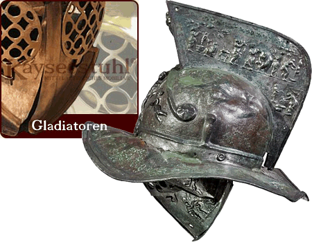 Gladiatoren: Helme, Rüstung, Waffen, Accessoires