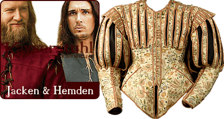 Mittelalterlich inspirierte Hemden und Hosen