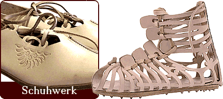 Römisches Schuhwerk: Caligae, Calcei & Stiefel