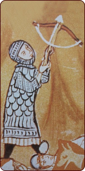 Schuppenpanzer in der Manessischen Handschrift, fol. 229v, Der Düring (1305-1340)