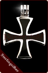Mittelalterlicher Anhänger "Kreuz II" (Silber) 