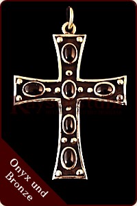 Mittelalterlicher Anhänger "Kreuz I" (Bronze)