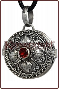 Mittelalterliches Medaillon "La Rose" (Silber) 