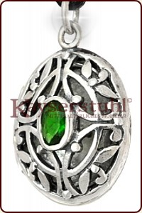 Mittelalterliches Medaillon "Œuf Rouge" (Silber)