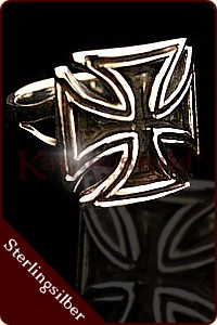Mittelalterlicher Ring "Kreuz I" (Silber) 