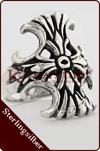 Mittelalterlicher Ring "Lilith" (Silber)