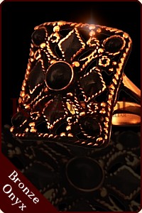 Mittelalterlicher Ring "Theodora" (Bronze) 