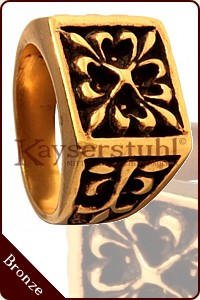 Mittelalterlicher Ring "Sire" (Bronze)