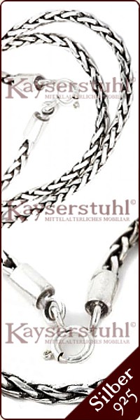 Wikinger-Halskette 2,5 mm (925er Silber)