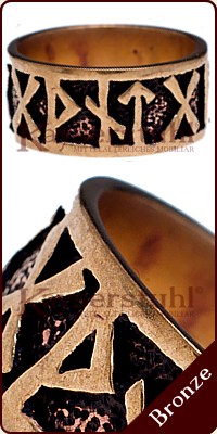 Futhark Ring (Bronze)