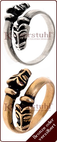 Wikingerzeitlicher inspirierter Ring "Fossi" 