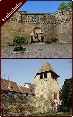Spätgotische Stadtmauer in Freinsheim