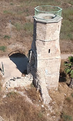 Die Reste der Kapelle von Ibelin