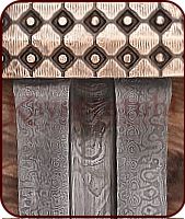 Wikingerschwert "Eigg-Typus" Damast mit Bronzegriff