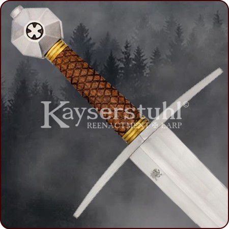 Red Dragon Kreuzfahrerschwert, 13. Jh. mit Scheide