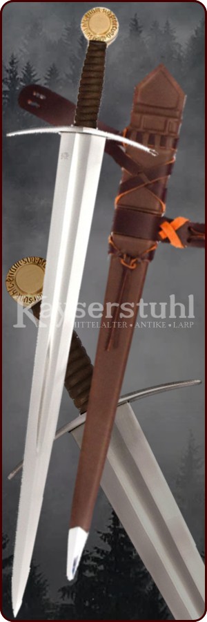 Oakeshott XIV Schwert mit Bronzeknauf, 14. Jh.