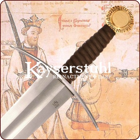 Oakeshott XIV Schwert mit Bronzeknauf, 14. Jh.