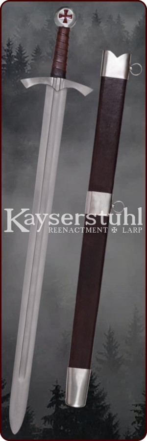 Schottisches Templerschwert mit Scheide