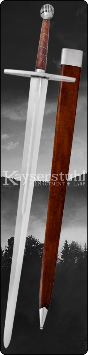 Italienischer Anderthalbhänder mit Scheide 