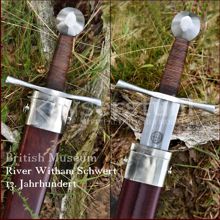 River Witham Ritterschwert mit Scheide, 13. Jh.