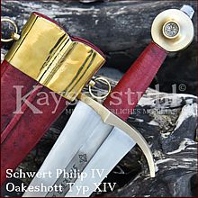 Graviertes Schwert Philip IV. mit Scheide, 14. Jh
