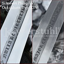 Graviertes Schwert Philip IV. mit Scheide, 14. Jh