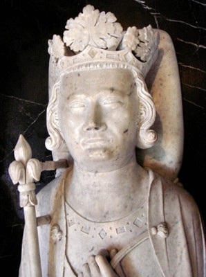 Grabbüste Philipps IV. des Schönen (*1268 † 29. November 1314)