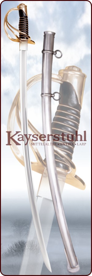Schwerer U.S. Kavallerie-Säbel 1860 mit Scheide (Cold Steel)