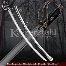Napoleonischer Säbel 1813 mit Stahlscheide (Cold Steel)