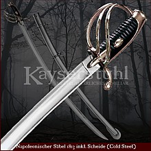 Napoleonischer Säbel 1813 mit Stahlscheide (Cold Steel)