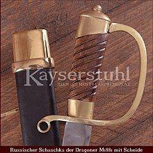 Russischer Säbel "Schaschka" der Dragoner inkl. Scheid