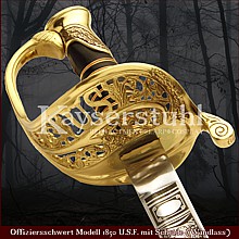 Offiziersschwert Modell 1850 U.S.F. mit Scheide (Windlass)