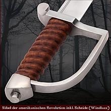 Säbel "Amerikanische Revolution" mit Scheide (Windlass)
