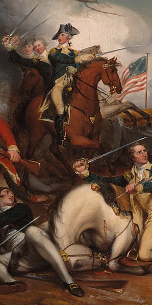 Ausschnitt des Gemäldes "Der Tod von General Mercer der Schlacht von Princeton " entstanden ca. 1787–1831