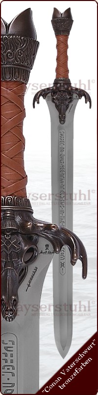 Schwert "Conan - Vaterschwert", bronzefarben