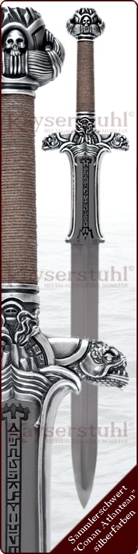 Schwert "Conan the Atlantean", silberfarben