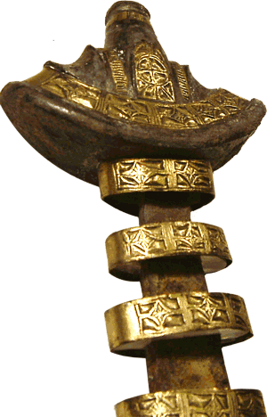 Gilling Schwert (Yorkshire Museum, England), datiert zwischen 800 und 866