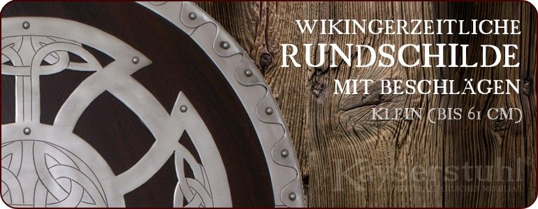 Wikingerzeitliche Rundschilde mit Beschlägen