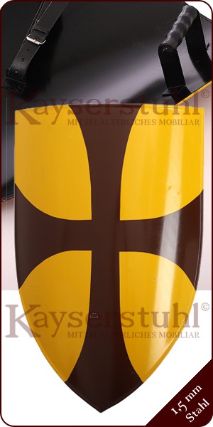 Schild "Wappen Barisans von Ibelin" (Stahl)