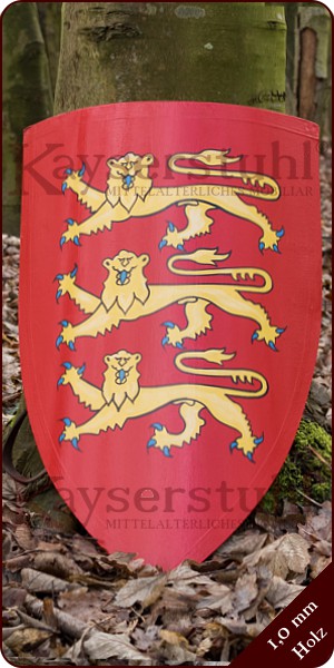 Königlicher Schild "Eduard I" (Holz)