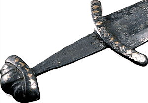 Originalfund des Wikingerschwertes aus dem River Witham